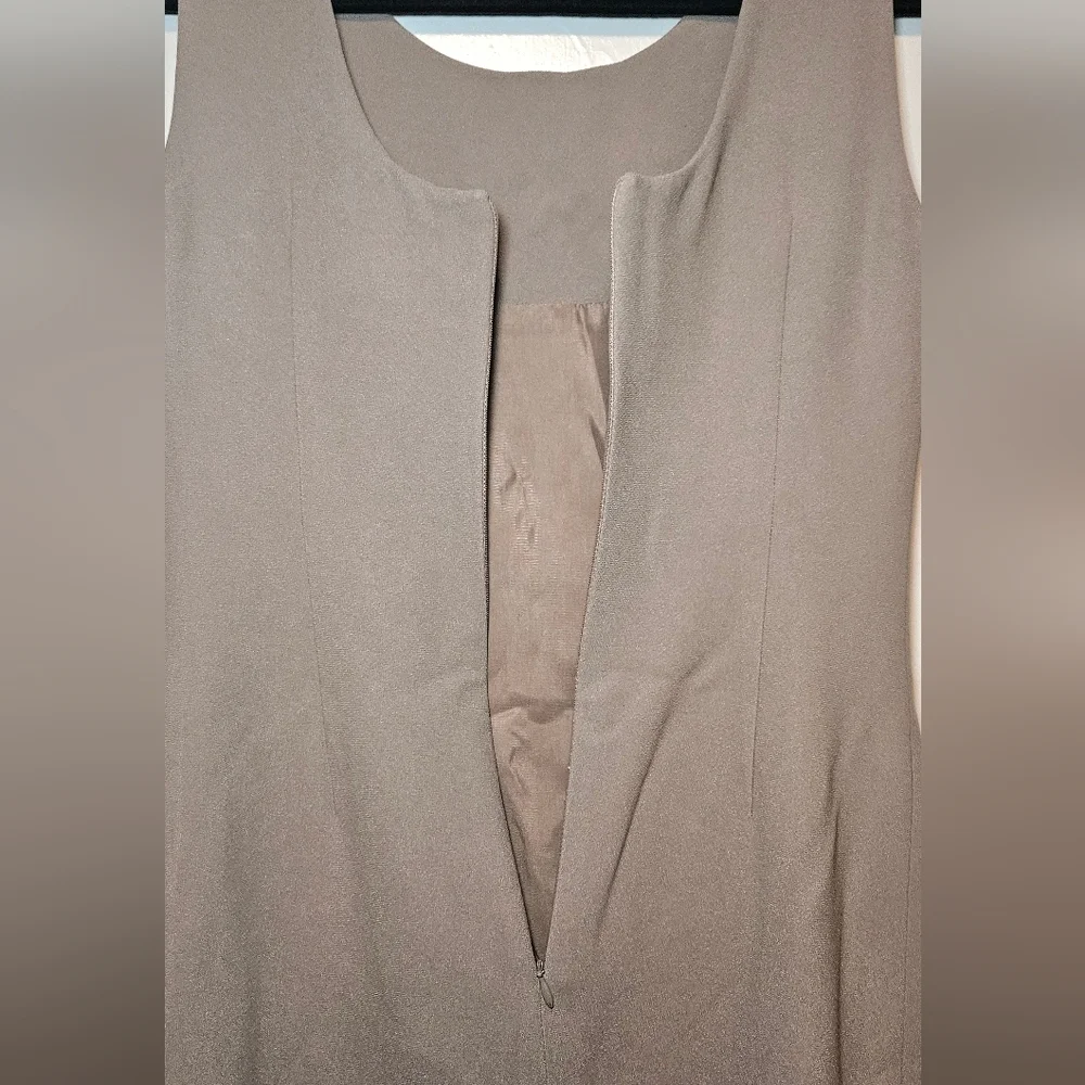 BCBG Strapless Tan Dress